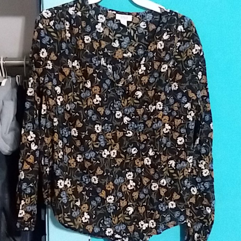 Ladies Ana l/s small blouse
